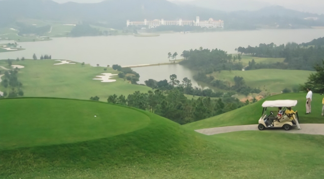 中山温泉/珠海翠湖·2球1晚 - 阳江保利银滩高尔夫套票-海滨高尔夫旅游1球1晚套餐