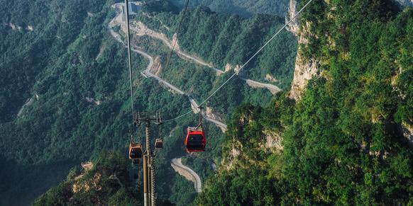 天门山索道 - 星际高球联盟-中国精英人士高尔夫旅游度假实景